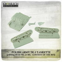 KROMLECH Polish Army TK3 Tankette (Armed with WZ, 25 MG) - Gap Games