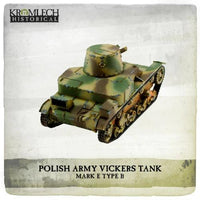 KROMLECH Polish Army Vickers Mark E Type B Tank - Gap Games