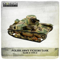 KROMLECH Polish Army Vickers Mark E Type B Tank - Gap Games