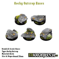 KROMLECH Rocky Outcrop Round 25mm (10) - Gap Games