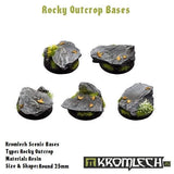KROMLECH Rocky Outcrop Round 25mm (10) - Gap Games