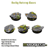 KROMLECH Rocky Outcrop Round 25mm (10) - Gap Games