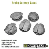 KROMLECH Rocky Outcrop Round 32mm (5) - Gap Games