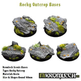 KROMLECH Rocky Outcrop Round 40mm (5) - Gap Games