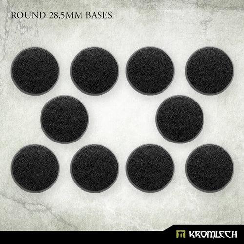 KROMLECH Round 28.5mm Bases (10) - Gap Games