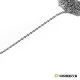 KROMLECH Silver Hobby Chain 2.5mm x 2mm (1 Metre) - Gap Games