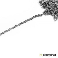 KROMLECH Silver Hobby Chain 4mm x 3mm (1 Metre) - Gap Games