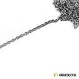 KROMLECH Silver Hobby Chain 4mm x 3mm (1 Metre) - Gap Games