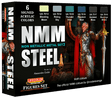 LifeColor Non Metallic Metal Paint Set 2 STEEL (22ml x 6) - Gap Games