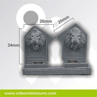 Lion Decorated Plates #3 (2) - Gap Games