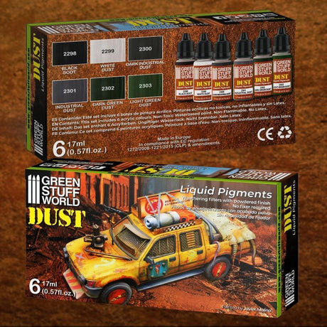 Liquid Pigments Paint Set - Dust (Box x6) - Gap Games