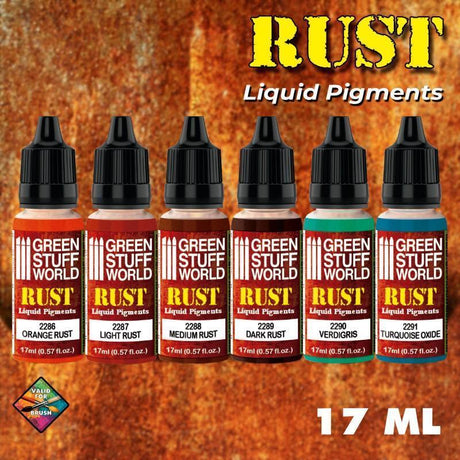 Liquid Pigments Paint Set - Rust (Box x6) - Gap Games