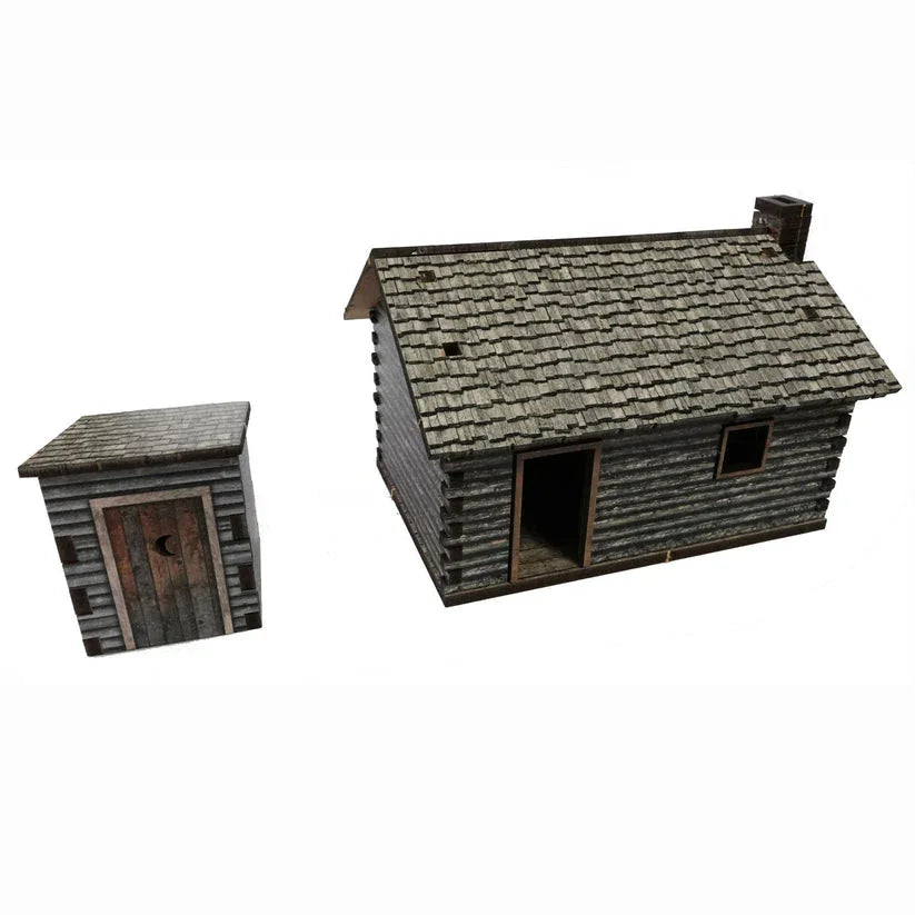 Battlefield Accessories: Log Cabin 3 - 28mm (TTR)