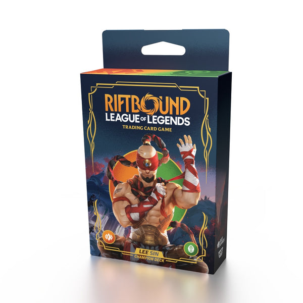Riftbound: League of Legends TCG – Champion Deck Display – Set One: Origins – Lee Sin - Pre-Order