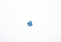 LPG Dice Set - Metal RPG Serif Blue/Silver - Gap Games