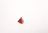 LPG Dice Set - Metal RPG Serif Red/Gold - Gap Games