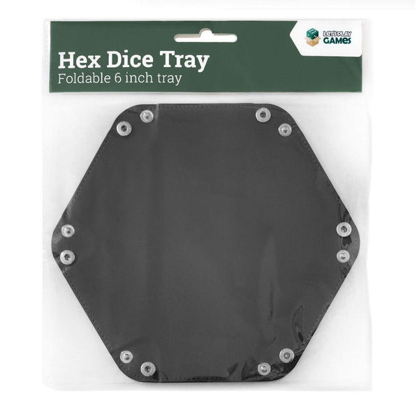 LPG Hex Dice Tray 6" Black - Gap Games
