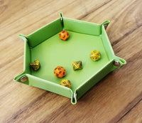 LPG Hex Dice Tray 6" Green - Gap Games