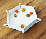 LPG Hex Dice Tray 6" White - Gap Games