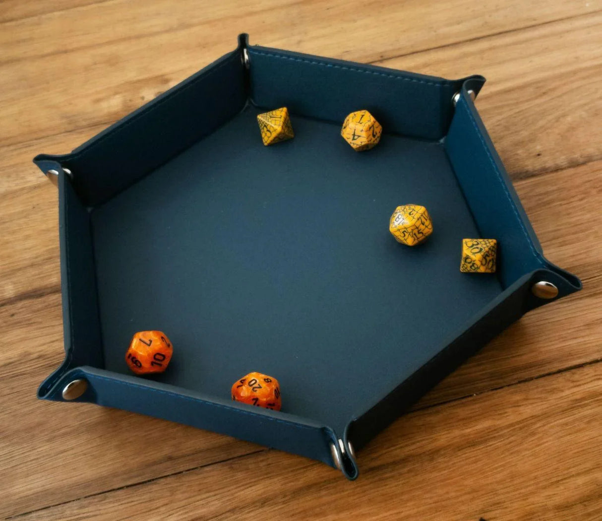 LPG Hex Dice Tray 8" Blue - Gap Games
