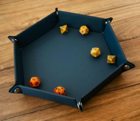 LPG Hex Dice Tray 8" Blue - Gap Games