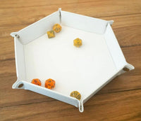 LPG Hex Dice Tray 8" White - Gap Games