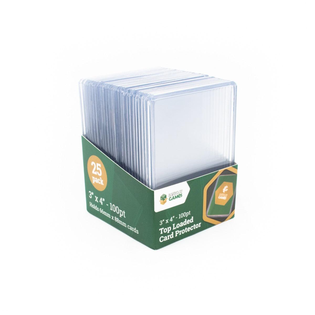 LPG Top Loaded Card Protector 3"x4" 100pt (25) - Gap Games