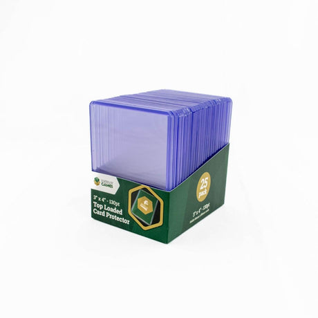 LPG Top Loaded Card Protector 3"x4" 130pt (25) - Gap Games