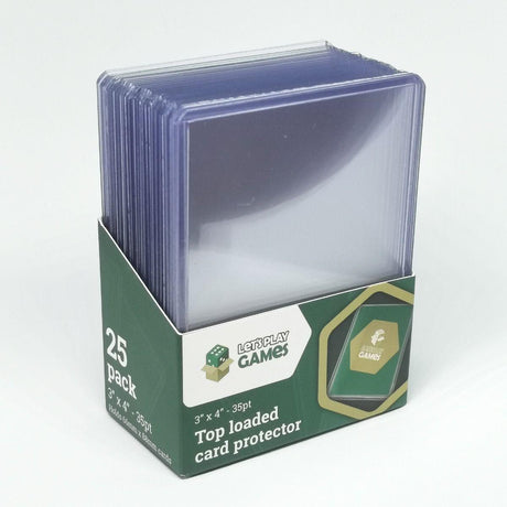 LPG Top Loaded Card Protector 3"x4" 35pt (25) - Gap Games