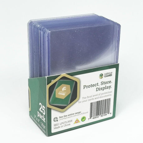 LPG Top Loaded Card Protector 3"x4" 35pt (25) - Gap Games