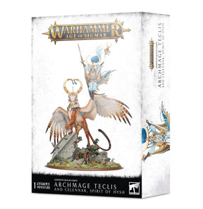 Lumineth Realm-Lords: Archmage Teclis and Celennar, Spirit of Hysh - Gap Games