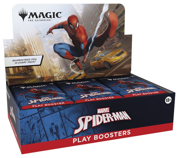 Magic the Gathering Spiderman Play Boosters (30 Boosters Per Display) - Pre-Order