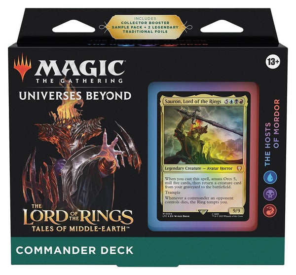 Magic The Lord of the Rings: Tales of Middle-Earth Commander Deck - Sauron - Gap Games