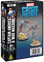Marvel Crisis Protocol Captain America and War Machine - Gap Games