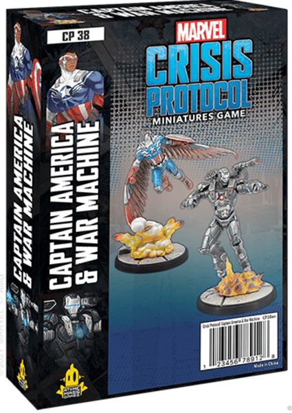 Marvel Crisis Protocol Captain America and War Machine - Gap Games