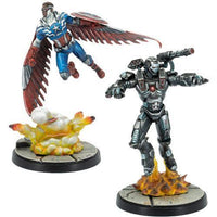Marvel Crisis Protocol Captain America and War Machine - Gap Games