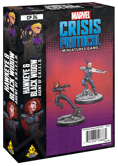 Marvel Crisis Protocol Hawkeye and Black Widow - Gap Games
