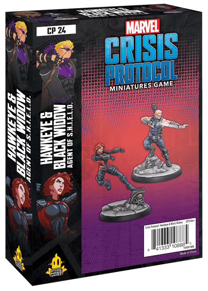 Marvel Crisis Protocol Hawkeye and Black Widow - Gap Games