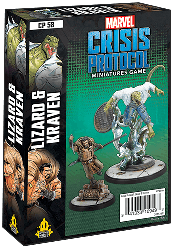 Marvel Crisis Protocol Lizard and Kraven - Gap Games