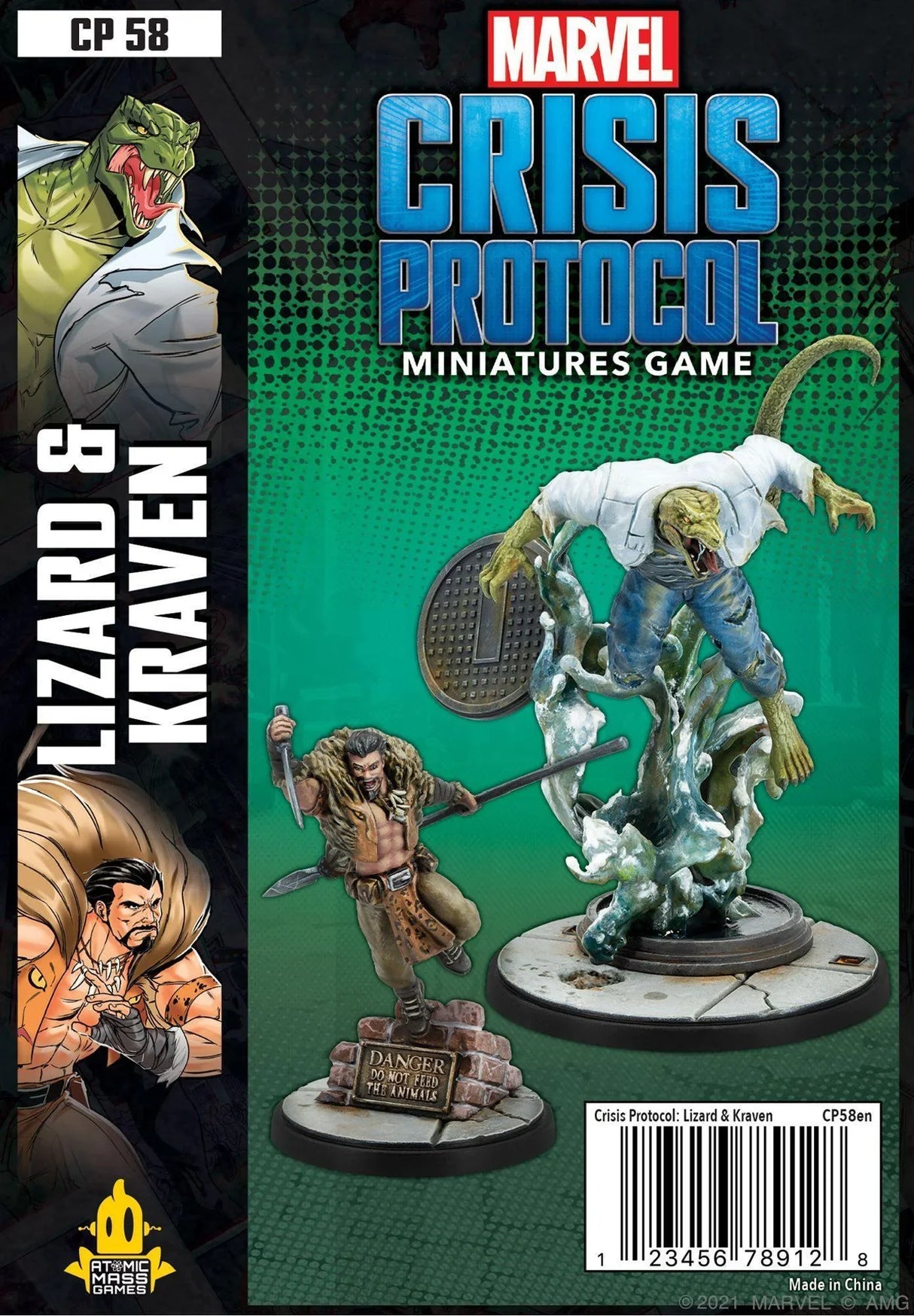Marvel Crisis Protocol Lizard and Kraven - Gap Games