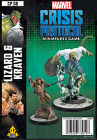 Marvel Crisis Protocol Lizard and Kraven - Gap Games