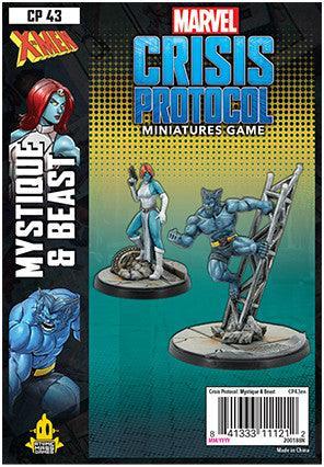 Marvel Crisis Protocol Miniatures Game Beast and Mystique - Gap Games