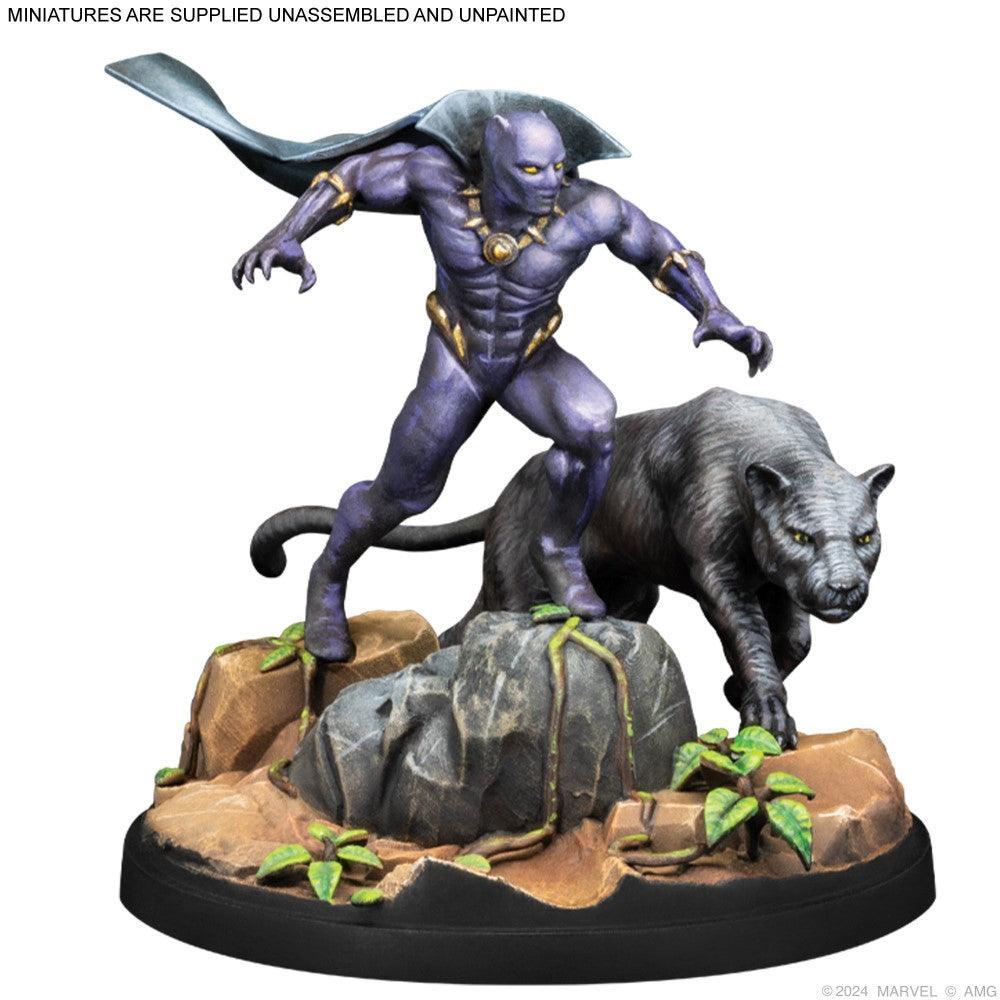 Marvel Crisis Protocol Miniatures Game Black Panther; Chosen of Bast & Namor - Gap Games