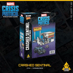 Marvel Crisis Protocol Miniatures Game Crashed Sentinel Terrain Pack - Gap Games