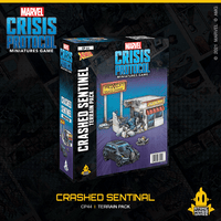 Marvel Crisis Protocol Miniatures Game Crashed Sentinel Terrain Pack - Gap Games