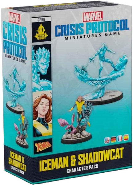Marvel Crisis Protocol Miniatures Game Iceman & Shadowcat - Pre-Order - Gap Games