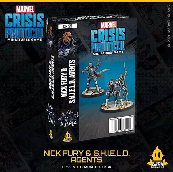 Marvel Crisis Protocol Miniatures Game Nick Fury & S.H.I.E.L.D. Agents - Gap Games