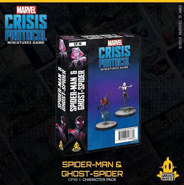 Marvel Crisis Protocol Miniatures Game Spider-Man & Ghost-Spider - Gap Games
