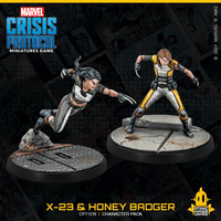 Marvel Crisis Protocol Miniatures Game X-23 & Honey Badger Character Pack - Gap Games