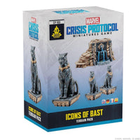 Marvel Crisis Protocol Miniatures - Icons of Bast Terrain Pack - Pre-Order - Gap Games